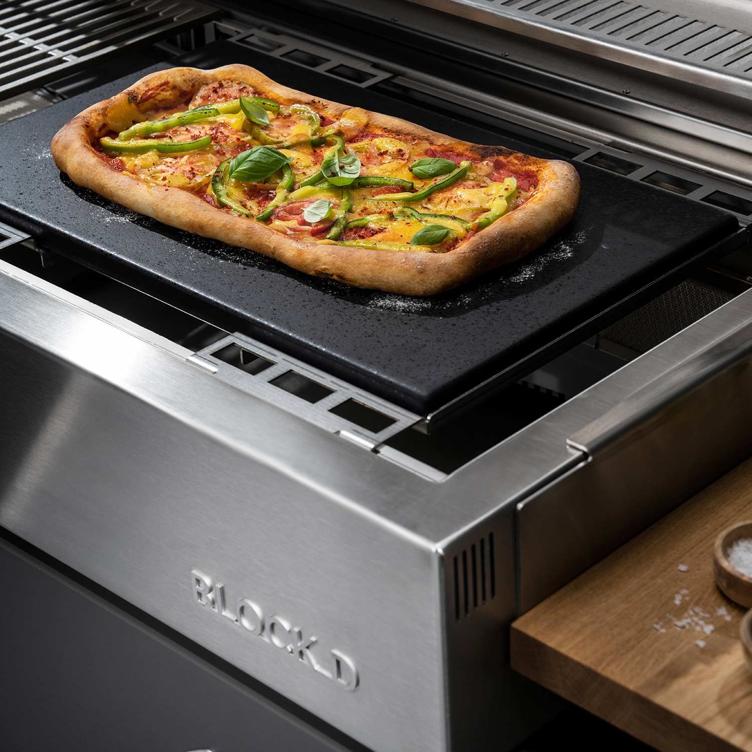 Pizza and grilling stone Model D