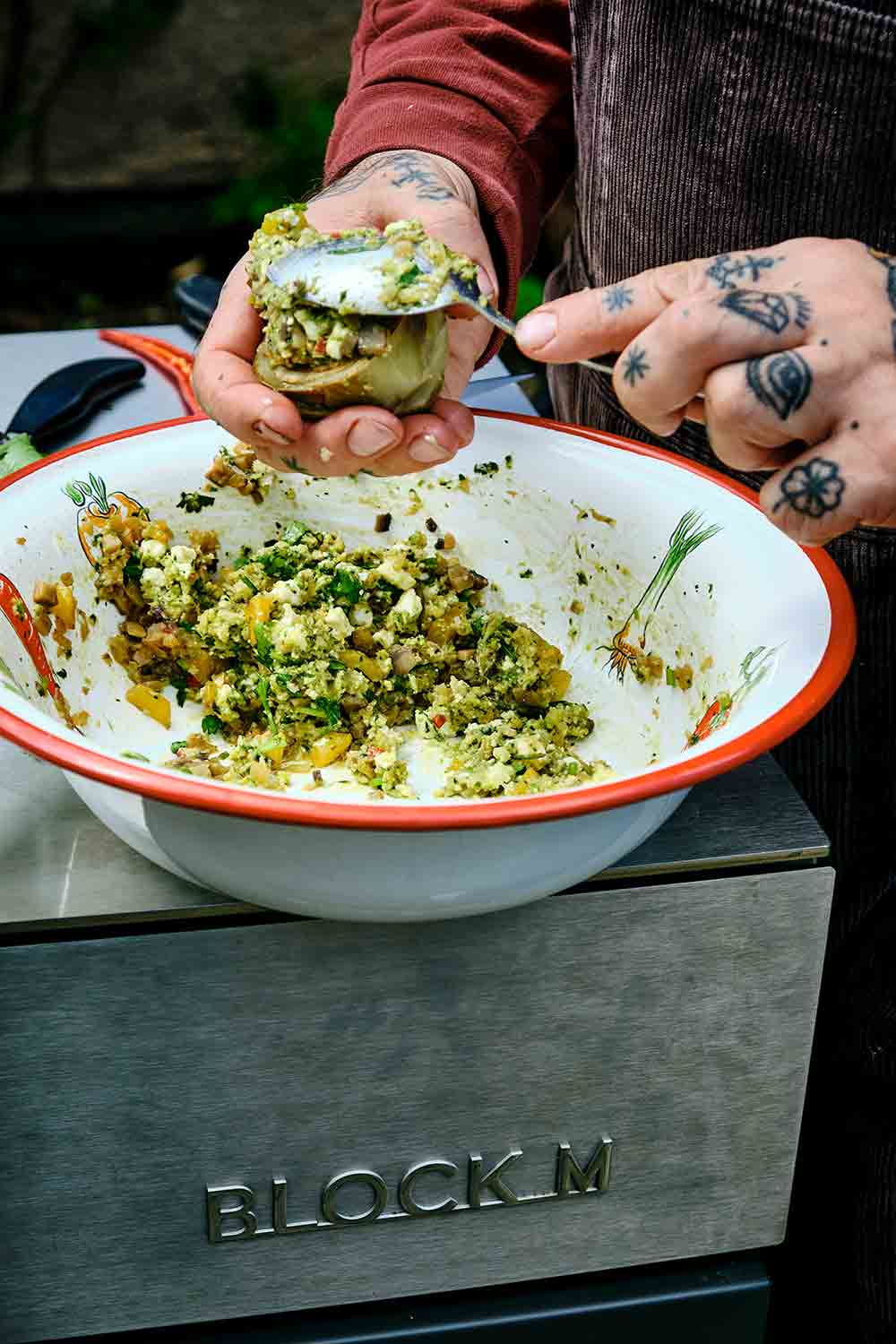 Gefüllte Artischocken und Portobello-Pilze | Flammkraft Rezepte